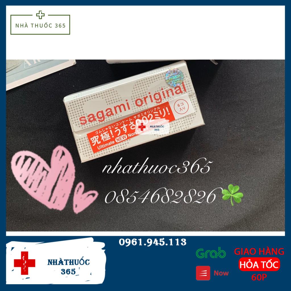 Bao cao su sagami 0.02 cao cấp siêu mỏng - 6 chiếc