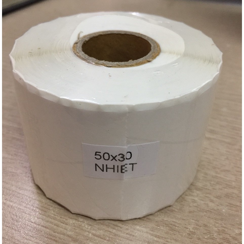 Giấy in tem nhiệt decal nhiệt 50x30mm Hàng chất lượng