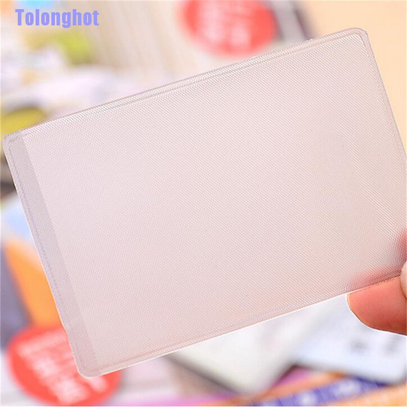 Bộ 10 Túi Nhựa Trong Suốt Đựng Ngân Hàng / Thiếc