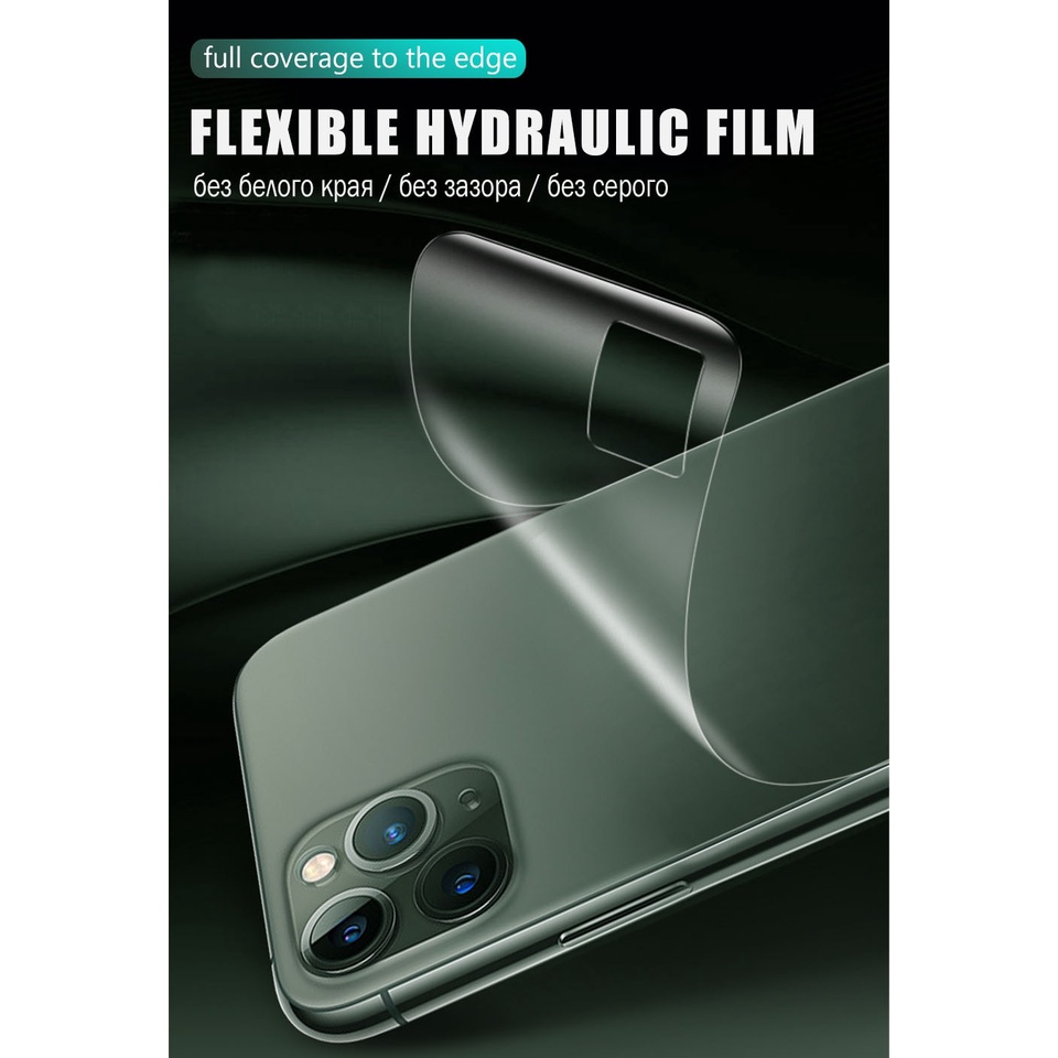Kính Cường Lực Hydrogel Bảo Vệ Toàn Màn Hình Cho iPhone 11 12 13 Pro Max mini XR XS X 7 8 Plus