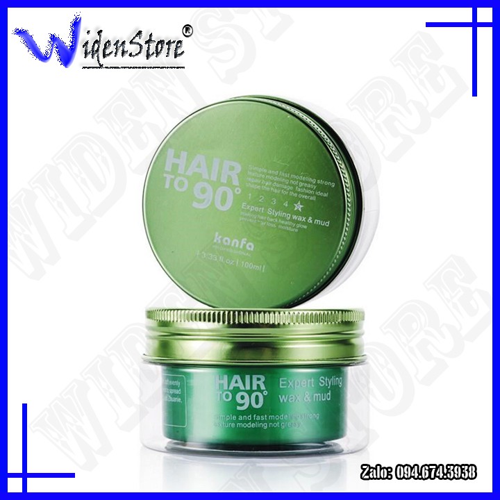 Combo sáp vuốt tóc Kanfa (Hair to 90) hộp xanh lá và gôm xịt tóc Butterfly Shadow 600ml