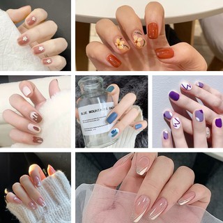 Bộ 24 Móng Tay Giả Nghệ Thuật Phong Cách Âu Mỹ