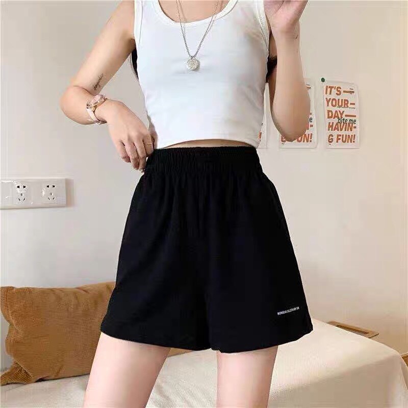 Quần Basic Shorts In Chữ Unisex (Ảnh Thật) | BigBuy360 - bigbuy360.vn