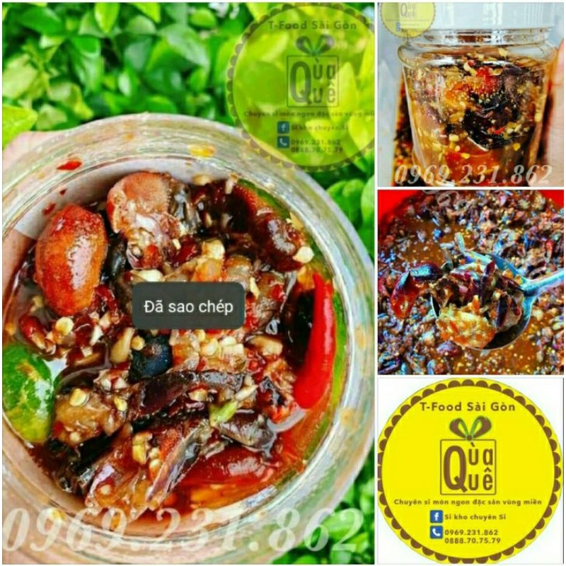 Mắm Ba Khía trộn sẵn thơm ngon hộp 500gr