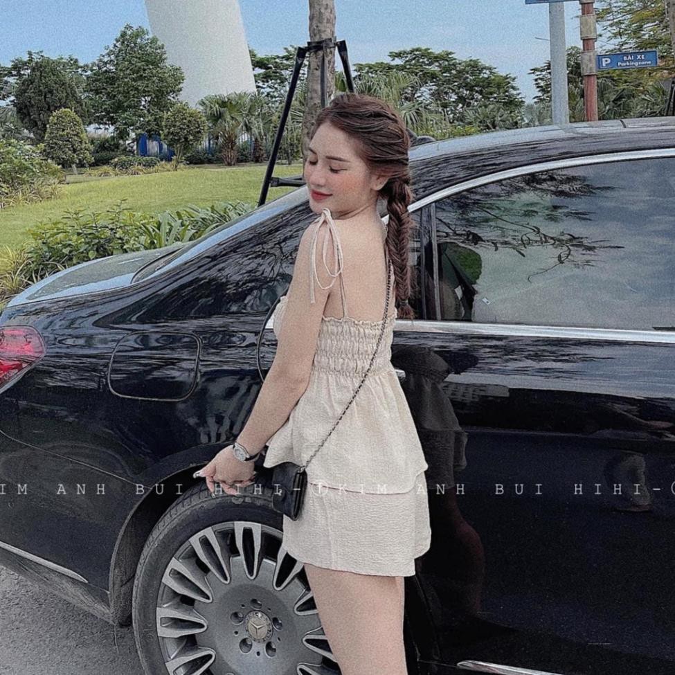 Set đồ nữ cá tính, set quần sóc áo quây đi chơi sang chảnh mùa hè đẹp 8A00132 JKR | BigBuy360 - bigbuy360.vn