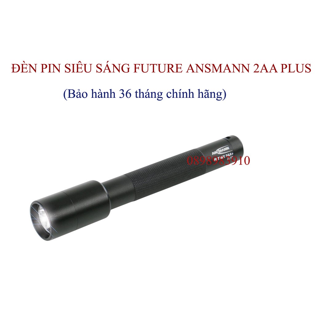 Đèn pin ANSMANN LED  FUTURE 2AA Plus (B.Hành 36 tháng)