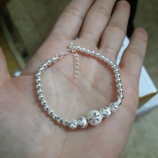 Lắc tay bạc( lắc bi bạc)