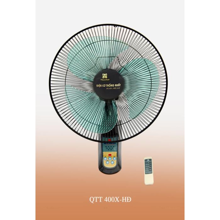 Quạt treo tường Thống Nhất cánh 400X-HĐ có điều khiển
