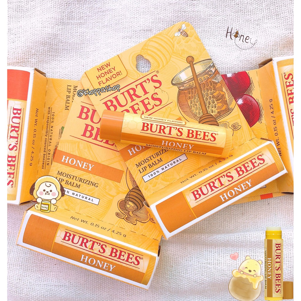 Son dưỡng không màu BURT'S BEES Moisturizing Lip Balm