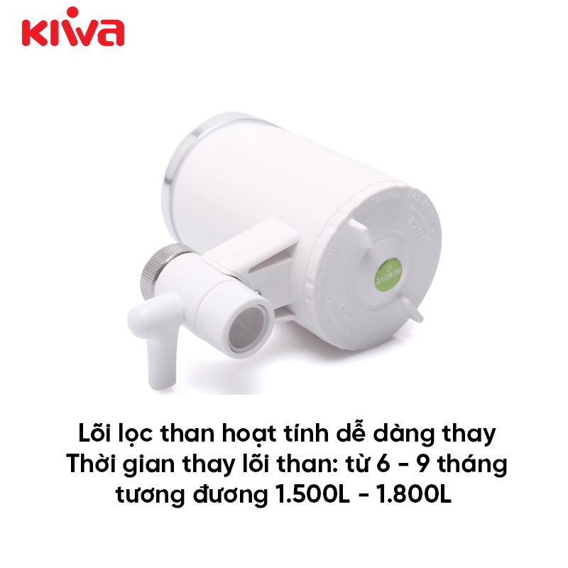 Bộ đầu lọc nước Kiwa KW-FF10C, Máy lọc nước tự động tại vòi bảo hành chính hãng 12 tháng