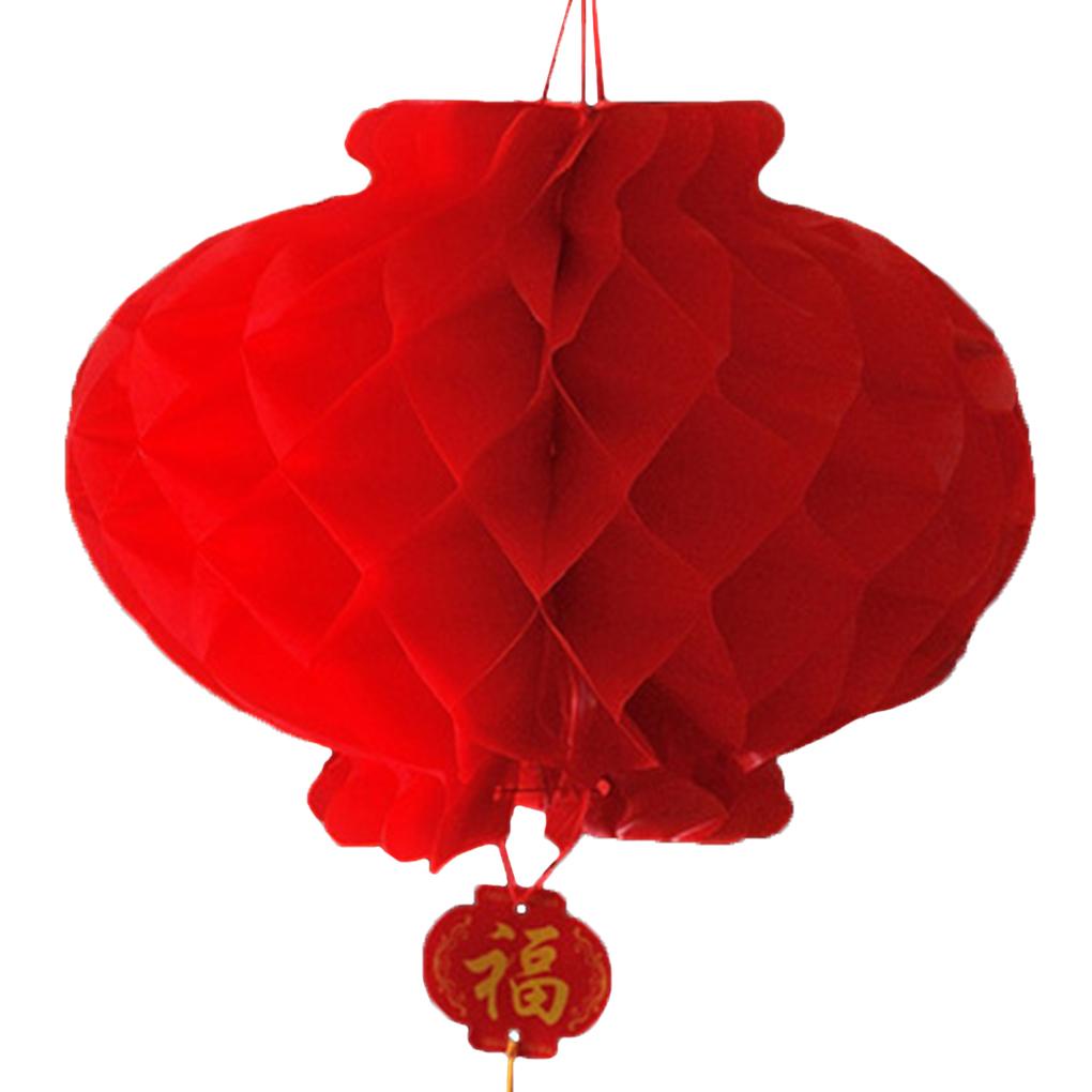 Lồng Đèn Giấy Treo Trang Trí Năm Mới