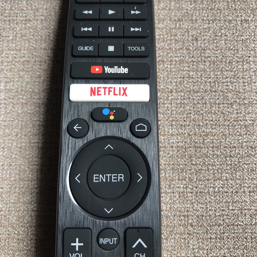 Điều khiển tivi sharp giọng nói, Remote Sharp 42 inch 2T-C42BG1X có tìm kiếm giọng nói hàng tốt mới 100%