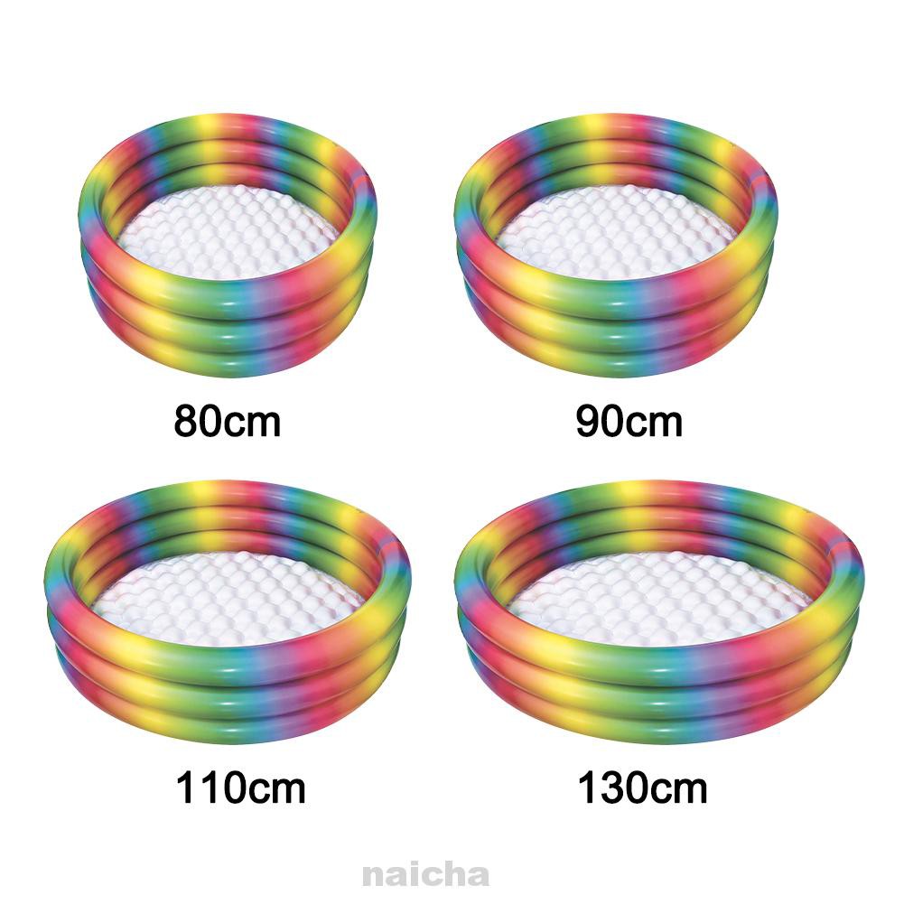 Outdoor Garden Swimming Indoor Game Party Summer Home Family Rainbow Rings Inflatable Pool