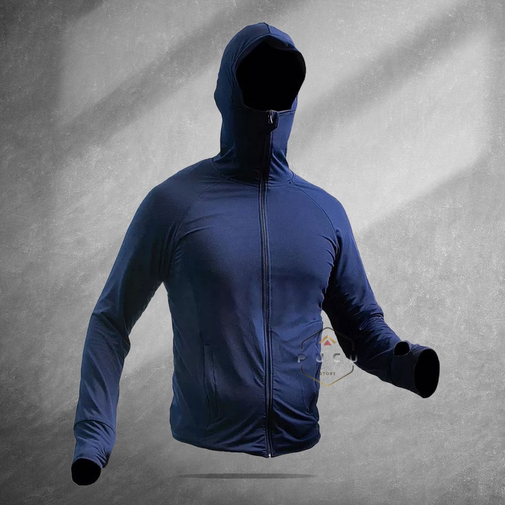 Áo khoác chống nắng nam chất thun kim cương thời trang nam tính có bigsize XXL