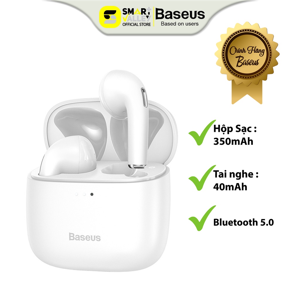 Tai nghe Bluetooth Baseus Bowie Series E8 TWS True Wireless Earbuds  , GPS - APP Control, Bluetooth 5.0.