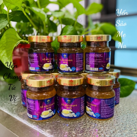 Combo 10 Hũ Yến Sào Tự Nhiên Khánh Hòa Chưng Sẵn 7 Vị 30% Tổ Yến