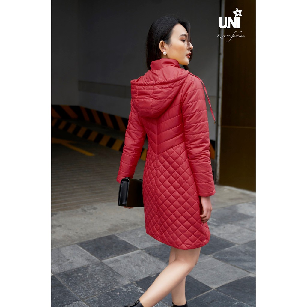 Áo Phao Nữ UNIVTH Dáng Dài Công Sở 2AP206 Uni Korean Fashion | BigBuy360 - bigbuy360.vn