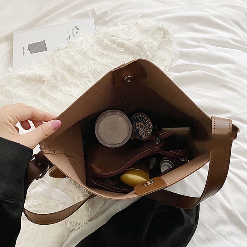 IELGY Túi Đeo Vai Thời Trang retro Cao Cấp Dễ Phối Đồ Cho Nữ