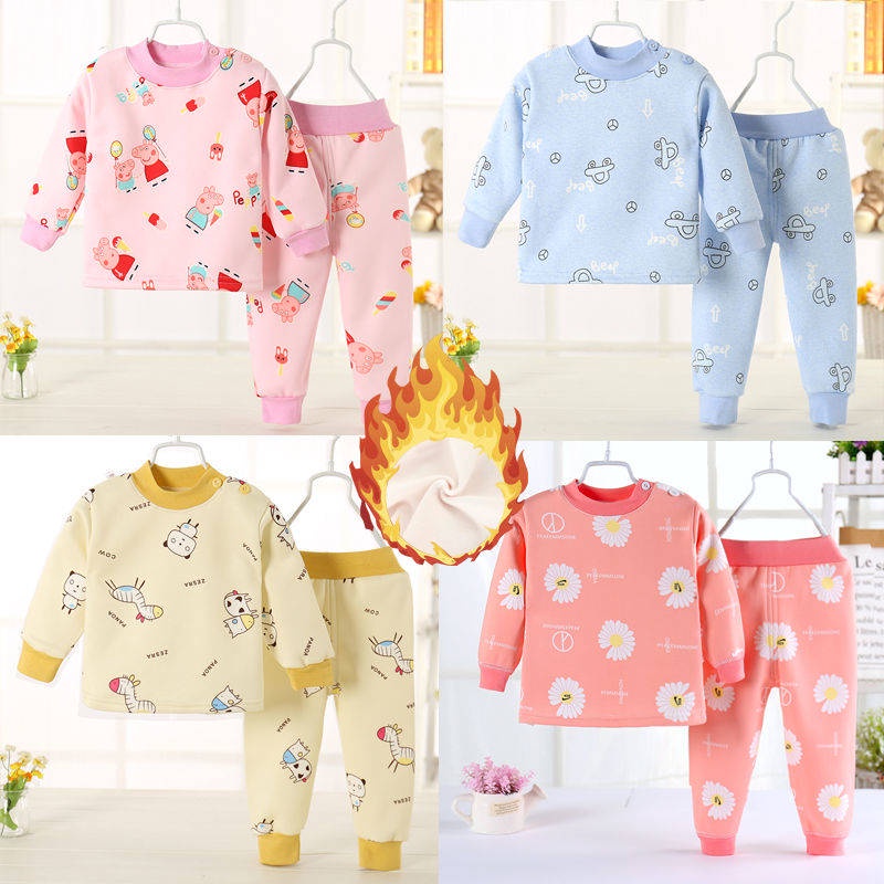 Bộ đồ lót dài giữ ấm mùa đông cho bé từ 3 tuổi 0-1 tuổi