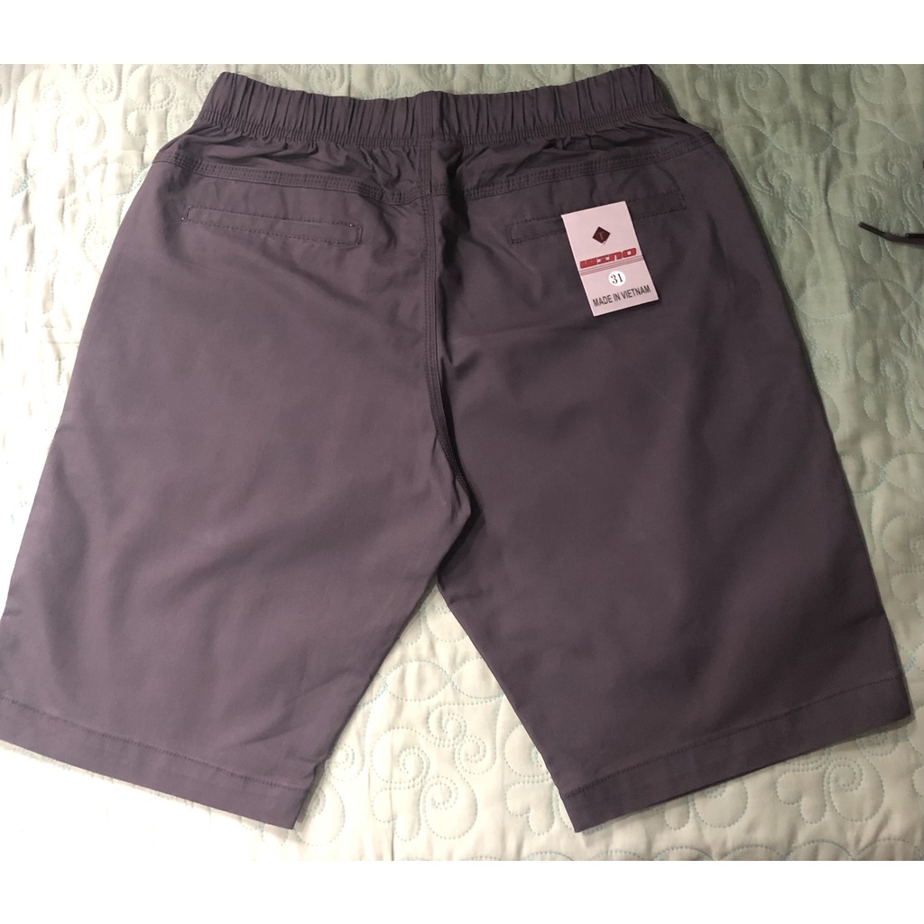 Quần short kaki nam cao cấp vải bố co giãn, quần short nam