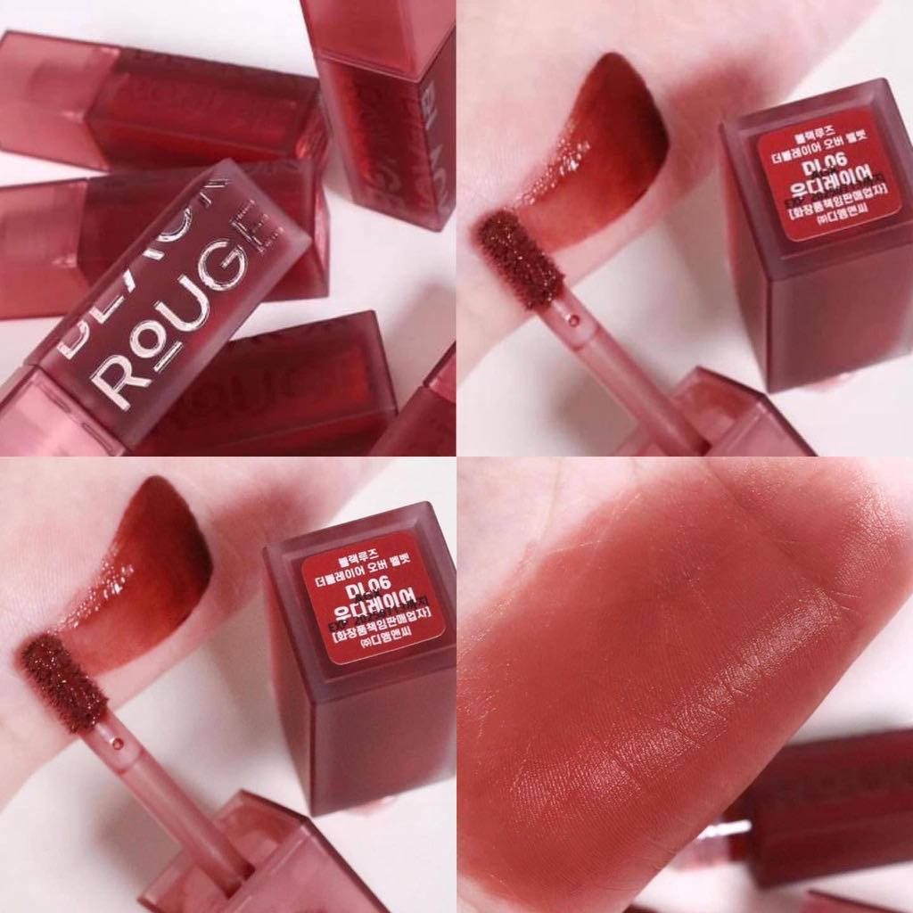 Son Kem Lì, Mịn Mượt Nhẹ Môi Black Rouge Double Layer Over Velvet 4.1g