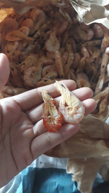 Tôm đất nguyên vỏ  phơi nắng tự nhiên, ngọt ngon