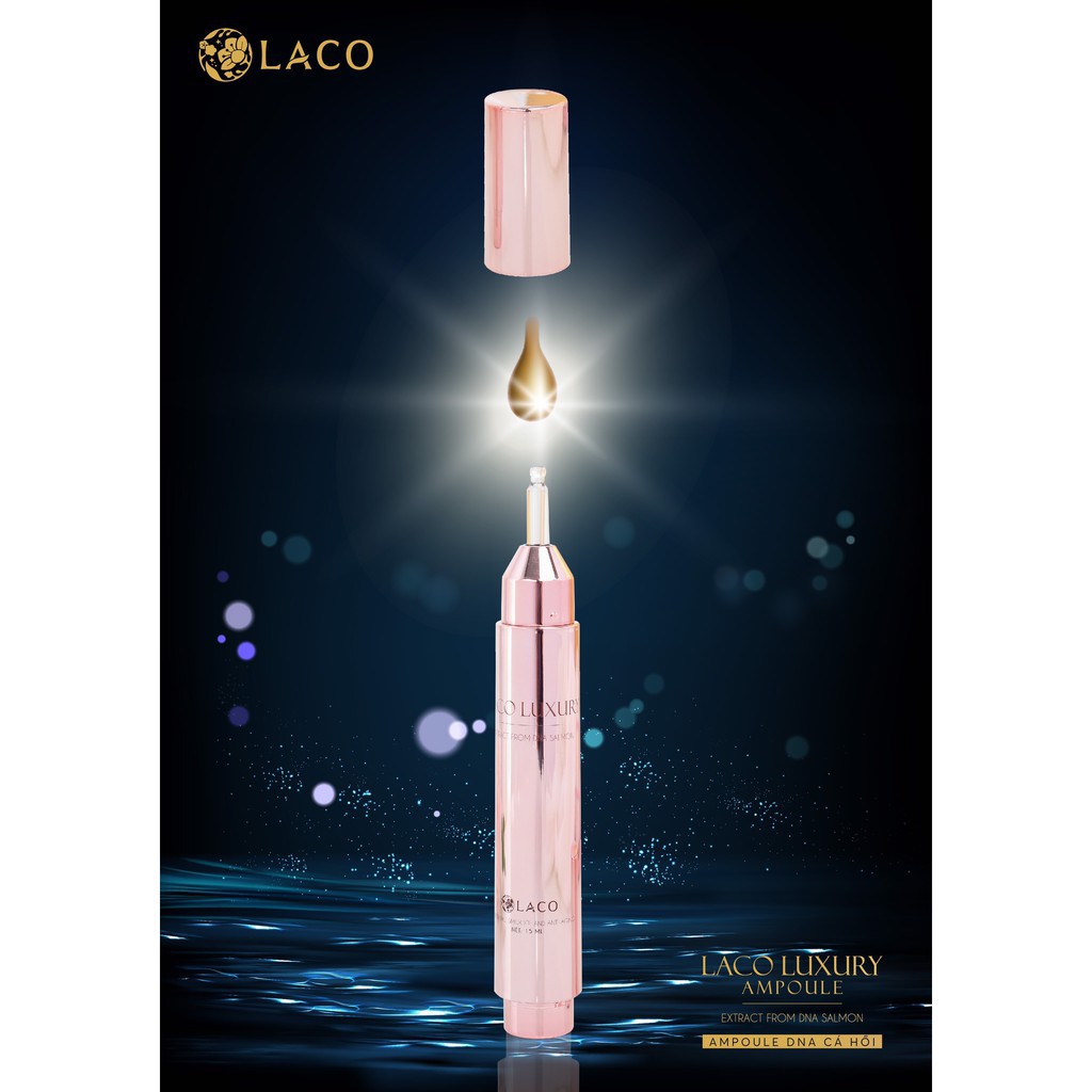 Serum dưỡng da ban đêm Ampoule Laco Luxury Dưỡng Da Căng Bóng Trắng Hồng | BigBuy360 - bigbuy360.vn