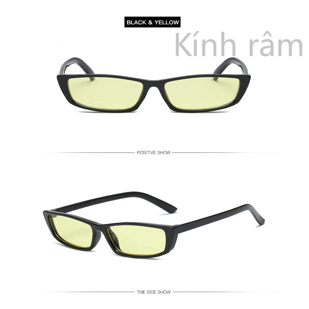 New Clear Lens Small Cat Eye Sunglasses Women Fashion Brand