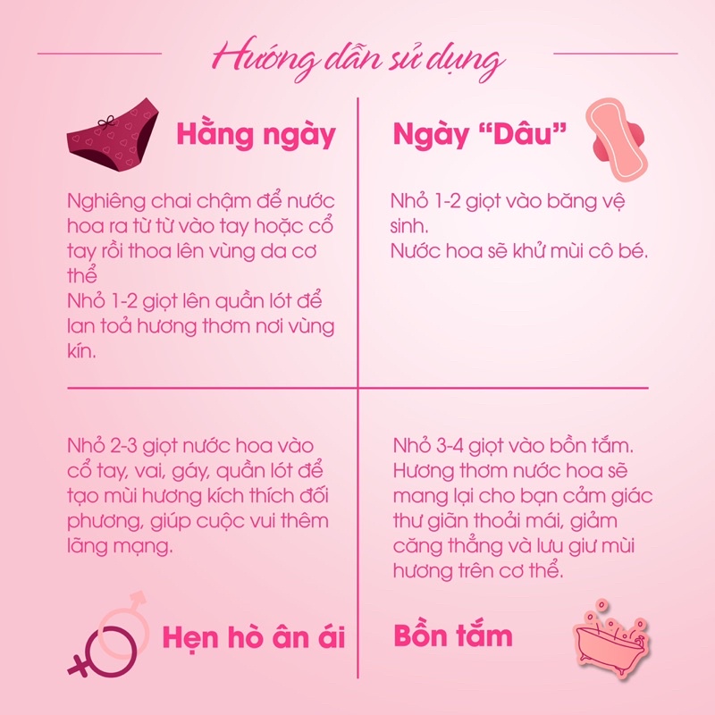 Nước Hoa Vùng Kín MELYSA SWEET LOVE 10ml Nước Hoa Bím Thơm Lâu Giúp Cô Bé Thơm Nhẹ Nhàng Quyến Rũ Melysa