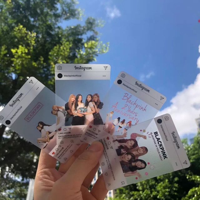 Card trong instagram BTS/BT21 Blackpink 8 tấm