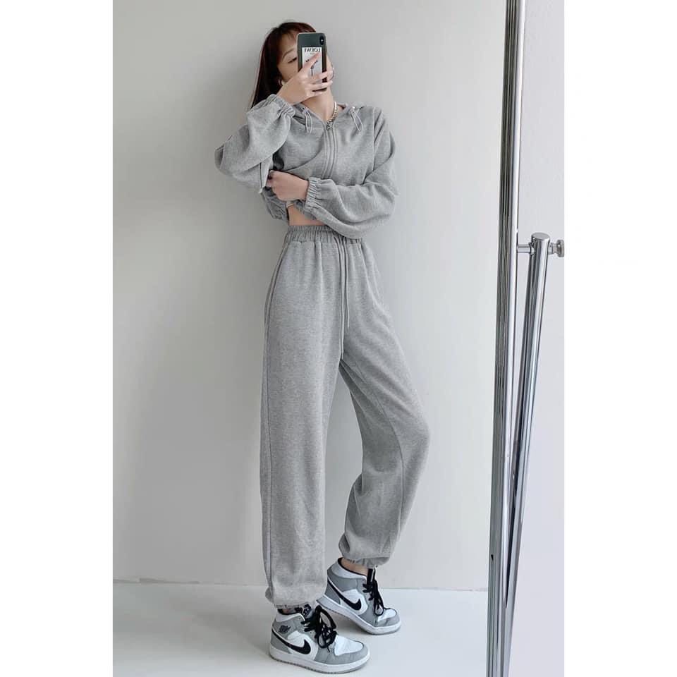 Quần Bom Chất Nỉ Da Ca Form Vừa Bo Chun