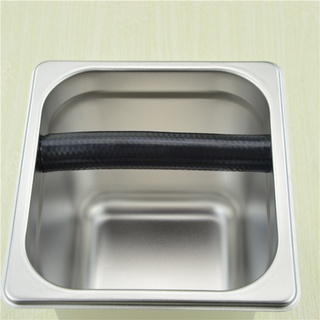 Hộp đập bã cà phê inox- ca đánh bã cà phê inox phụ kiện máy cà phê