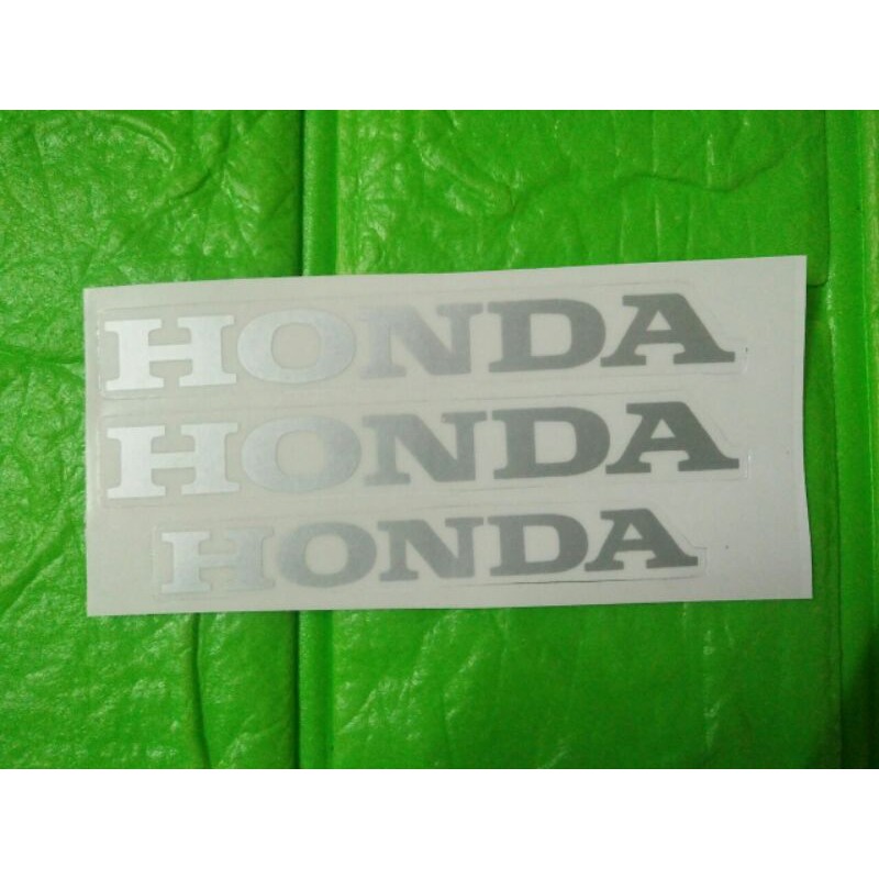 Bộ tem chữ hondaa màu Bạc