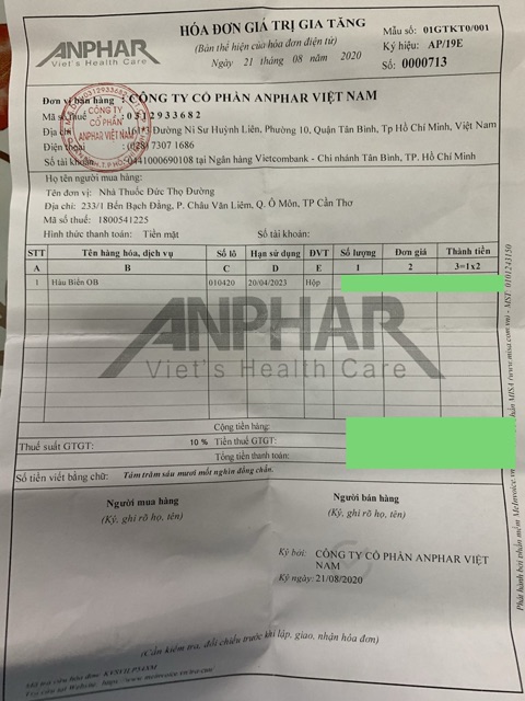 Hàu Biển OB ĐTĐ