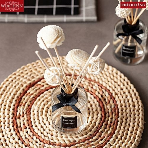Tinh Dầu Nước Hoa Thơm Phòng N150 WIACHNN 150ML Hoa Khô Cao Cấp Tinh Chất Thiên Nhiên Que Gỗ Tự Khuếch Tán Khử Mùi