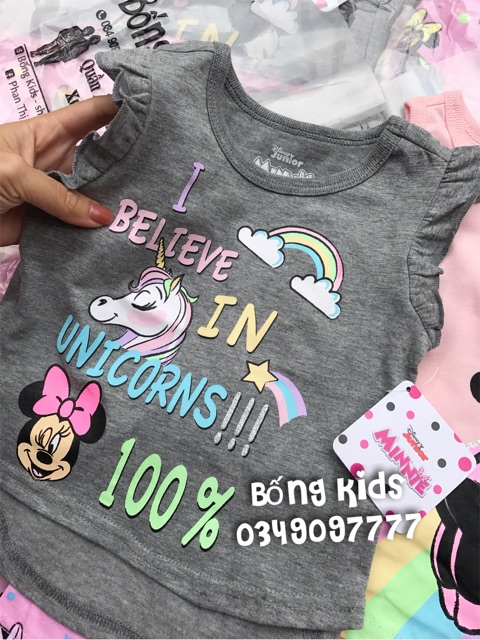 Set 3 Món Bé Gái Minnie Cầu Vồng