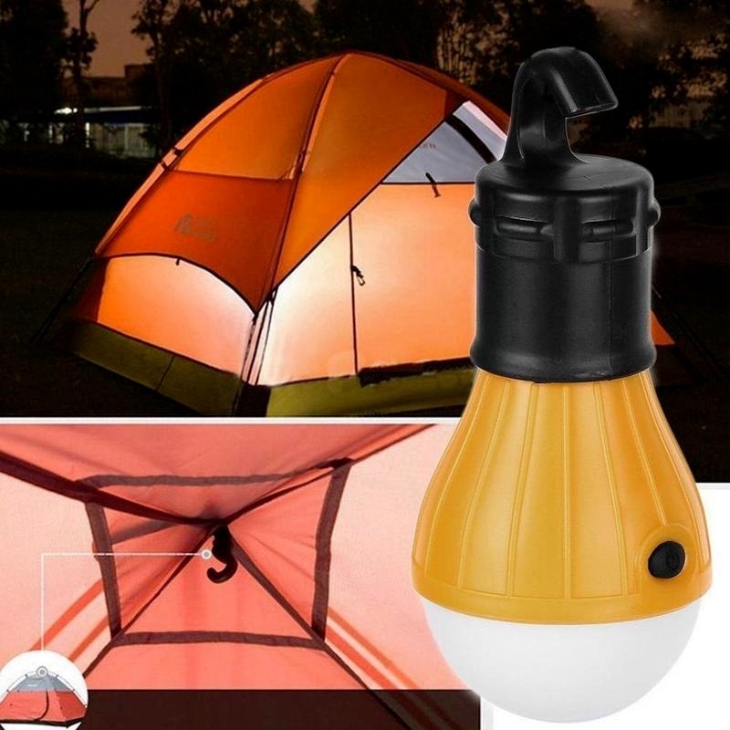 Bóng Đèn LED Nhiều Màu Có Móc Treo Di Động Cho Cắm Trại/Dã Ngoại
