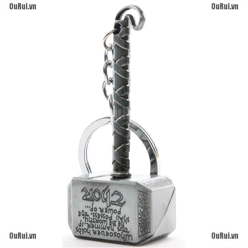 (FCC) Móc Khóa Hình Búa Kim Loại Đặc Biệt