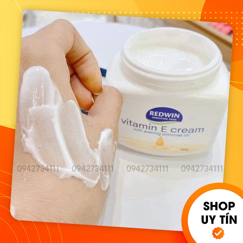 [Chính Hãng] Kem Dưỡng Vitamin E Redwin Úc 300g - 9314807018450