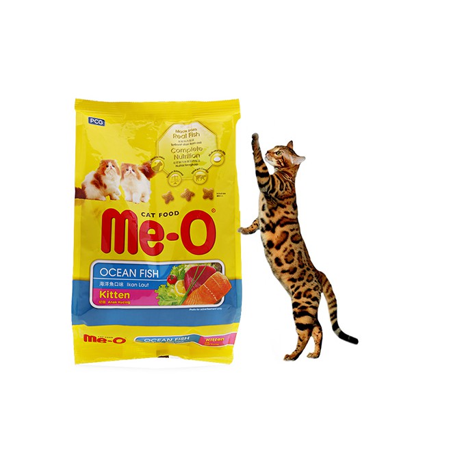 THỨC ĂN HẠT CHO MÈO CON 400Gr Me-O KITTEN OCEAN FISH 400gr