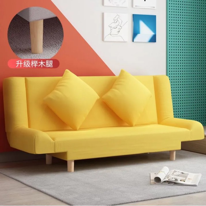 Sofa lười có thể gấp gọn, ghế salon phòng khách ban công phòng ngủ sofa nhỏ, sofa giường đôi đơn