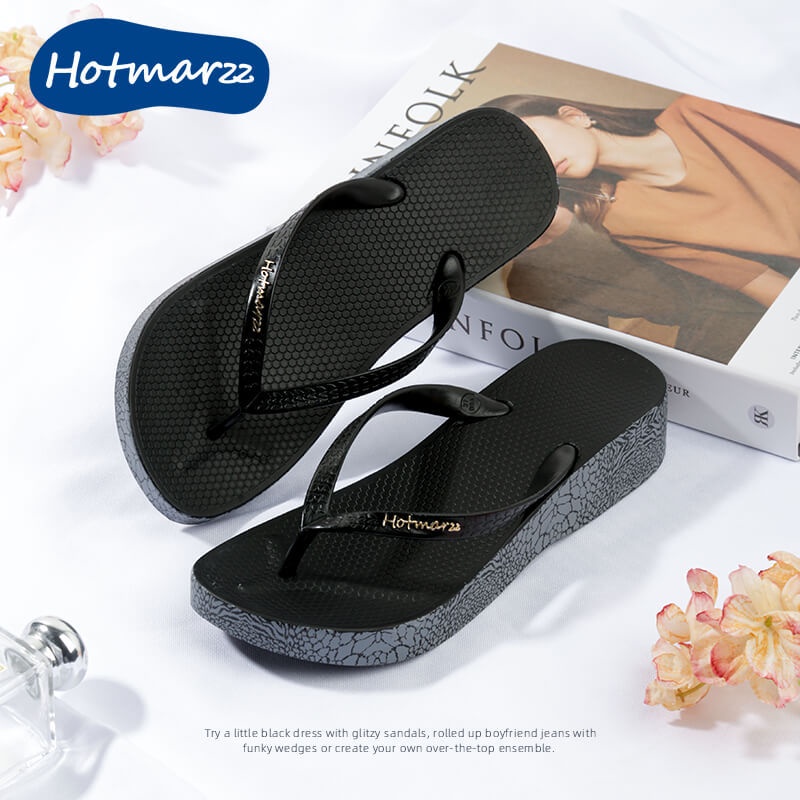 Hotmarzz Dép Xỏ Ngón dép xỏ ngón nữ đế cao 3cm  HM7053