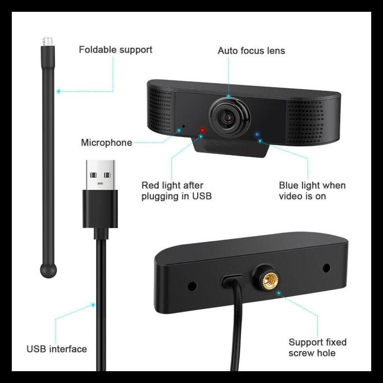 Webcam toàn diện Hd 1080P tích hợp micro cho X50 | BigBuy360 - bigbuy360.vn
