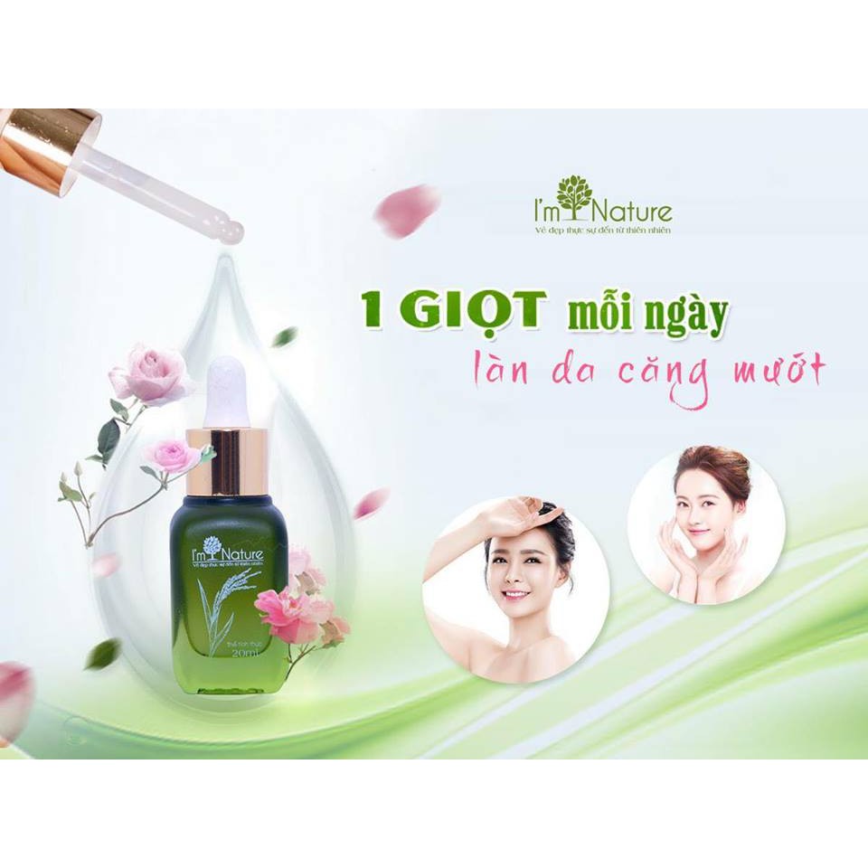 Serum Dầu Gạo & Collagen I'M NATURE – Làm Sáng Và Tái Tạo Da 20ml | BigBuy360 - bigbuy360.vn