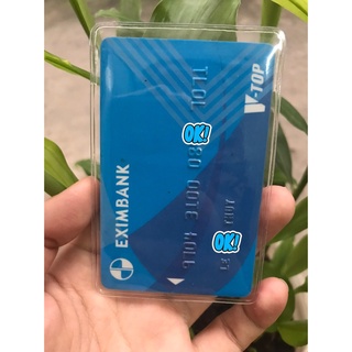 Bọc chống xước chip CCCD - ATM, combo 10 túi vỏ bọc căn cước công dân có nắp trong suốt  bảo vệ thẻ cho bạn