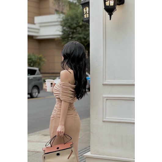 ĐẦM BODY BẸT VAI NHÚN ÔM