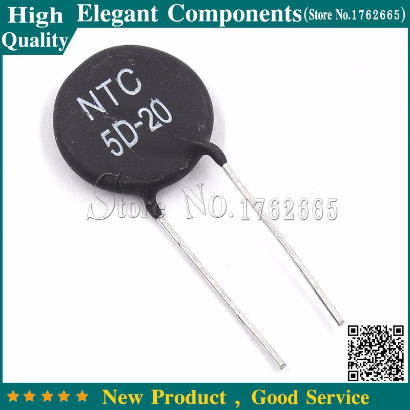 DIP 10 Chiếc ntc NTC5D-20 5D-20 5D20 Điện Trở Nhiệt Điện Trở pxb3