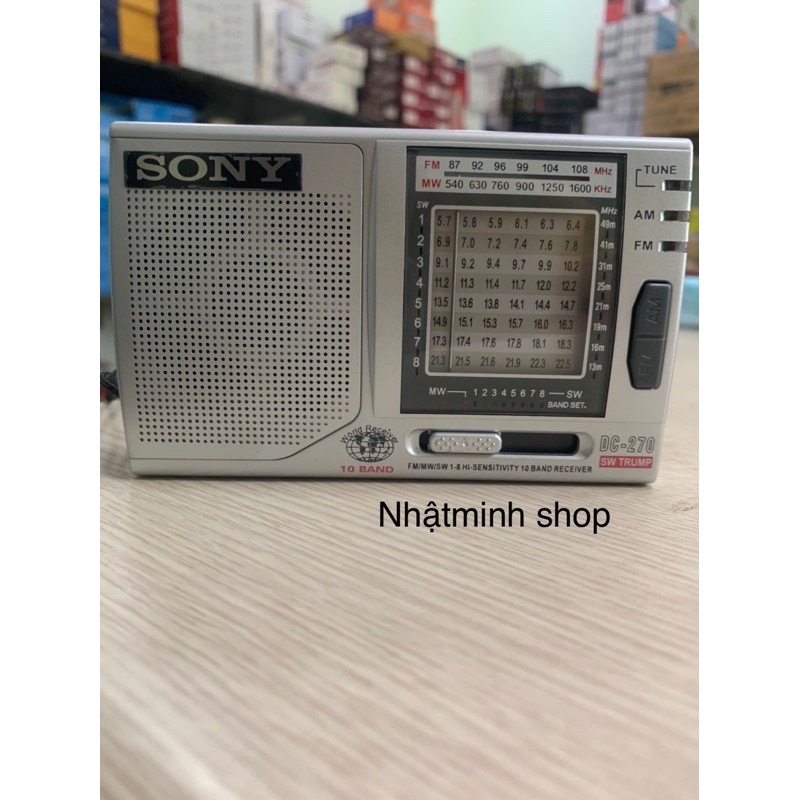 RADIO SONY SW36 Sw 35 DC-270( có lỗ cắm tai nghe)