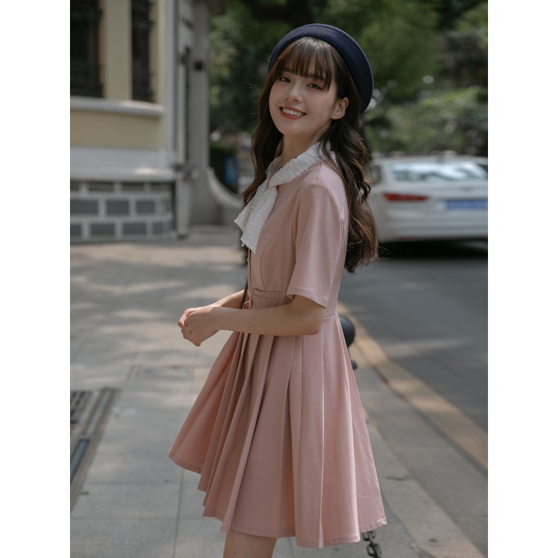 Bija Dress - Váy cổ nơ dáng xòe xinh xắn | BigBuy360 - bigbuy360.vn