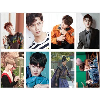 Poster ảnh Nhậm Gia Luân a3 8 tấm